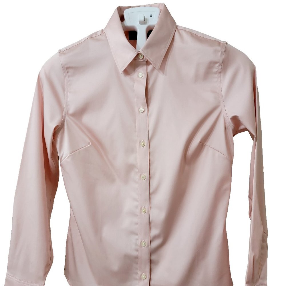 Banana Republic Women Tailored Fit pink Shirt